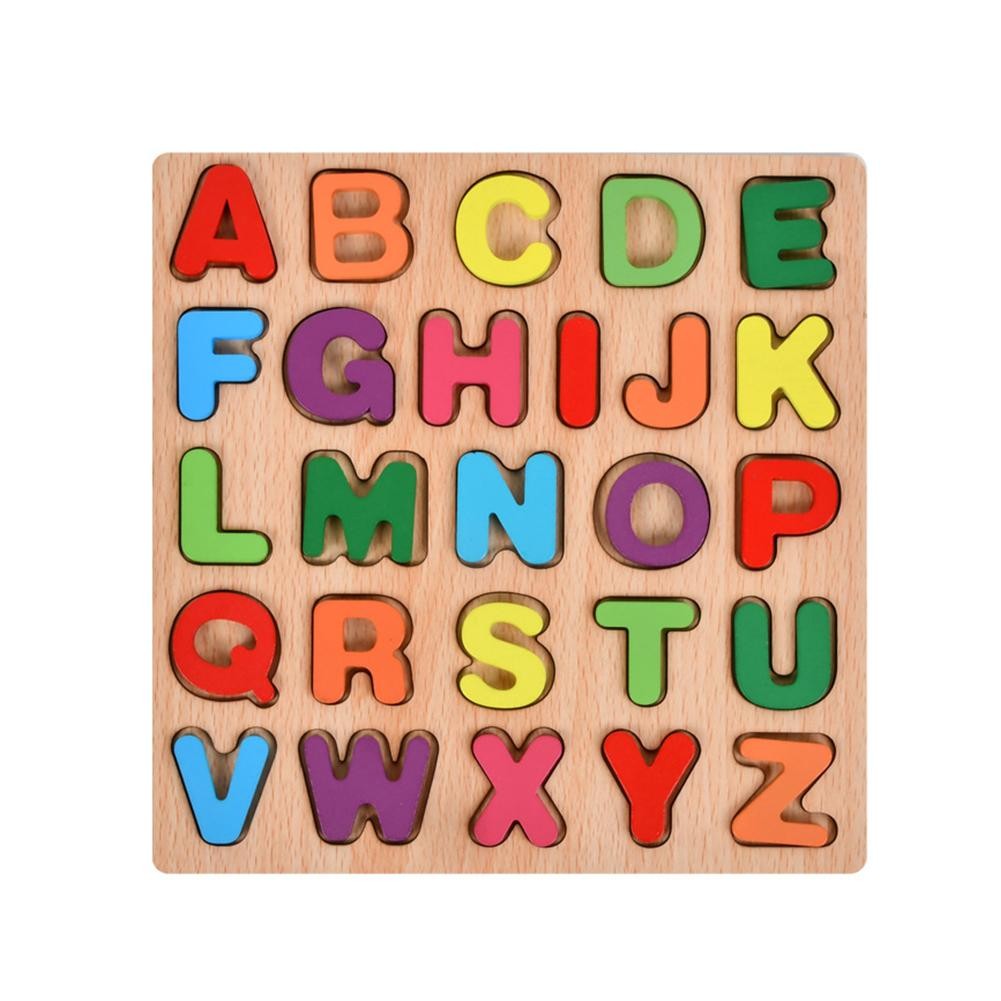 Tabla Montessori, Flippy, din Lemn, Educatie Timpurie Alfabet, 26 Litere Lemn, +18 Luni, 20 x 20 cm, Vopsea pe Baza de Apa, Multicolor-0