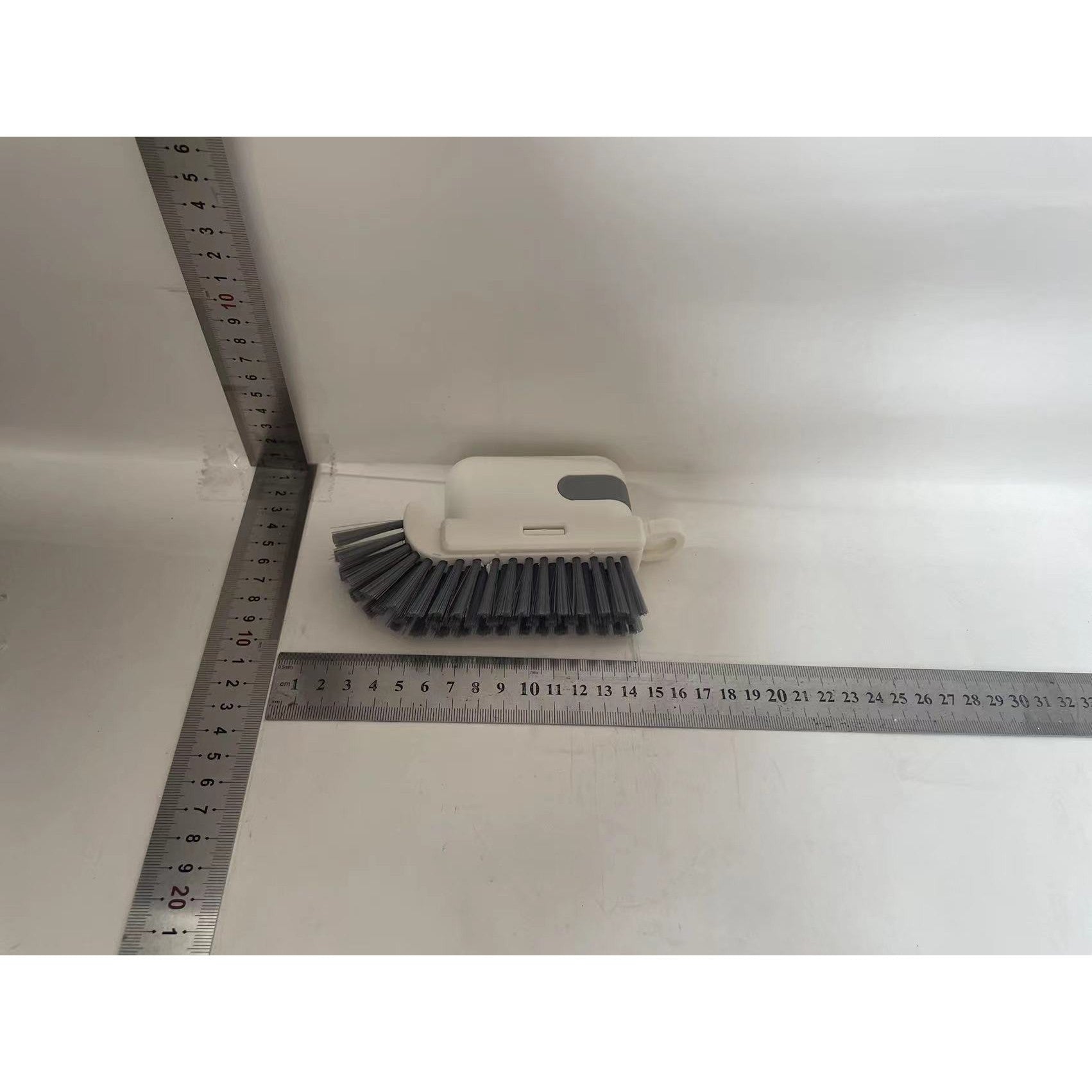 Perie Multifunctionala 3in1 de Curatare, Flippy, pentru Bucatarie, Vesela, Geamuri, Cap Detasabil, 9x15x2.5 cm, Gri-1