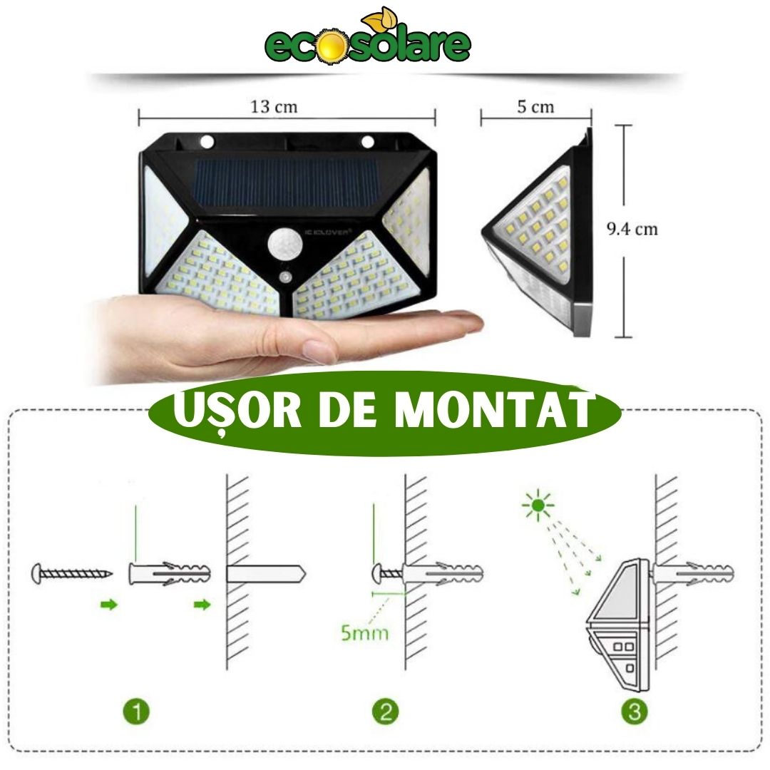Set Lampi 100 LED - Iluminare Durabila si Usor de Instalat