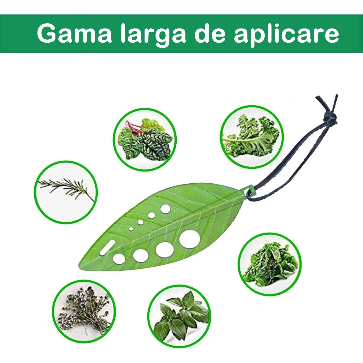 Tocator manual pentru ierburi Flippy, instrument de curatat frunze, tocator, margini ascutie, 9 gauri de diferite dimensiuni, multifunctional, material otel inoxidabil, rezistent la rugina, 14 x 5.5 cm, verde-6