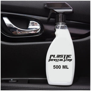 Solutie intretinere, revitalizare si curatare elemente din plastic, 500ml, cu pulverizator si aplicator-0