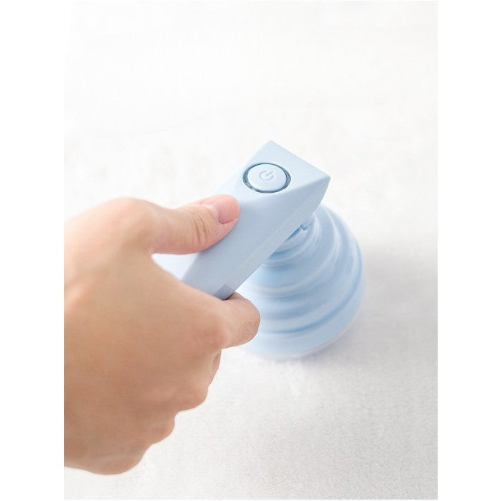 Aparat Pentru Curatat Scame, Par Si Praf, Flippy, Trimmer pentru Diferite Tipuri De Material, Cu Lame Din Otel Inoxidabil, Maner Flexibil, Incarcare Prin USB, 13x8 cm, Albastru-4