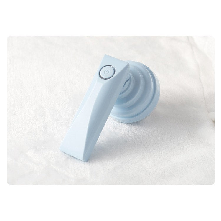 Aparat Pentru Curatat Scame, Par Si Praf, Flippy, Trimmer pentru Diferite Tipuri De Material, Cu Lame Din Otel Inoxidabil, Maner Flexibil, Incarcare Prin USB, 13x8 cm, Albastru-9