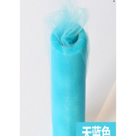 Tul decorativ Albastru-0