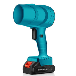 Suflanta de Aer Multifunctionala Portabila, Flippy, Incarcare Auto, pentru Gratar, Masina, Indepartare Frunze si Praf, 1500 mAh, Viteta de Rotatie 25000 RPM, 2 Baterii de Li si Incarcator, Albastru-0