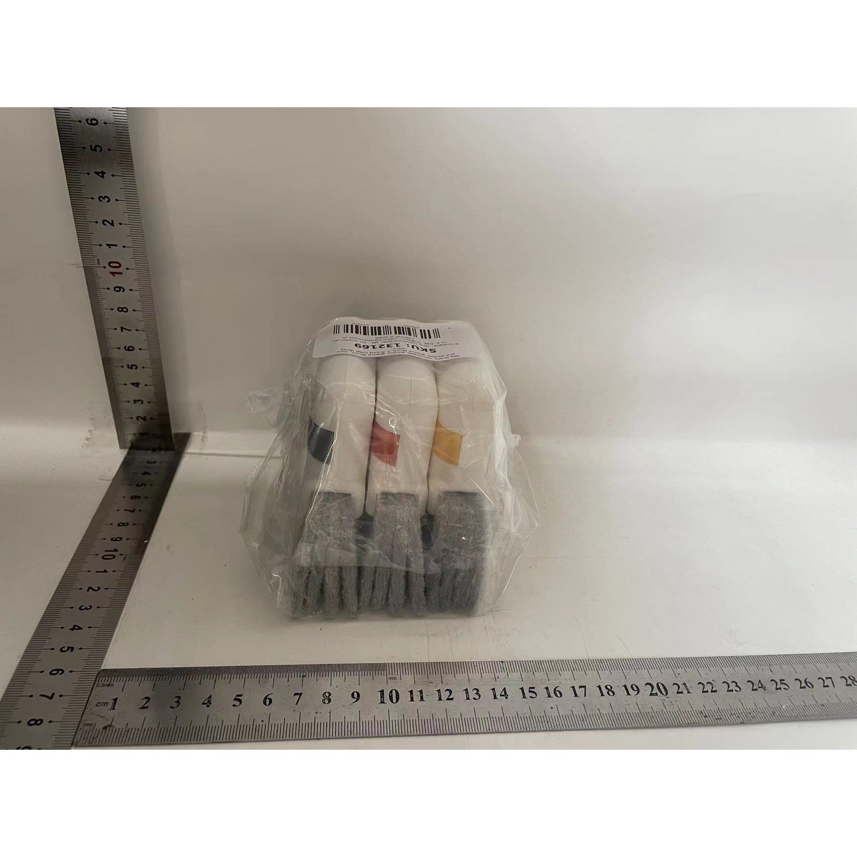 Set 3 Perii 2in1 pentru Ferestre si Usi, Flippy, Gri-1