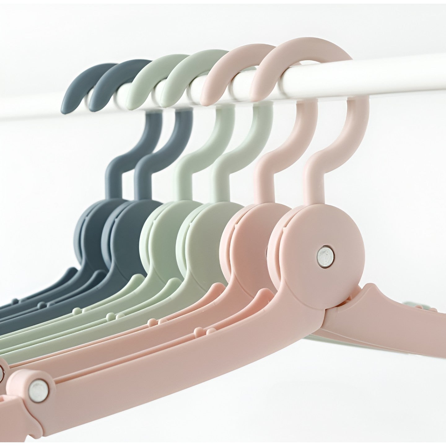 Umeras Pliabil de Calatorie, Flippy, Mini Cuier Portabil pentru Haine, Suport de Uscare, 14x7x1.4cm, Roz-4