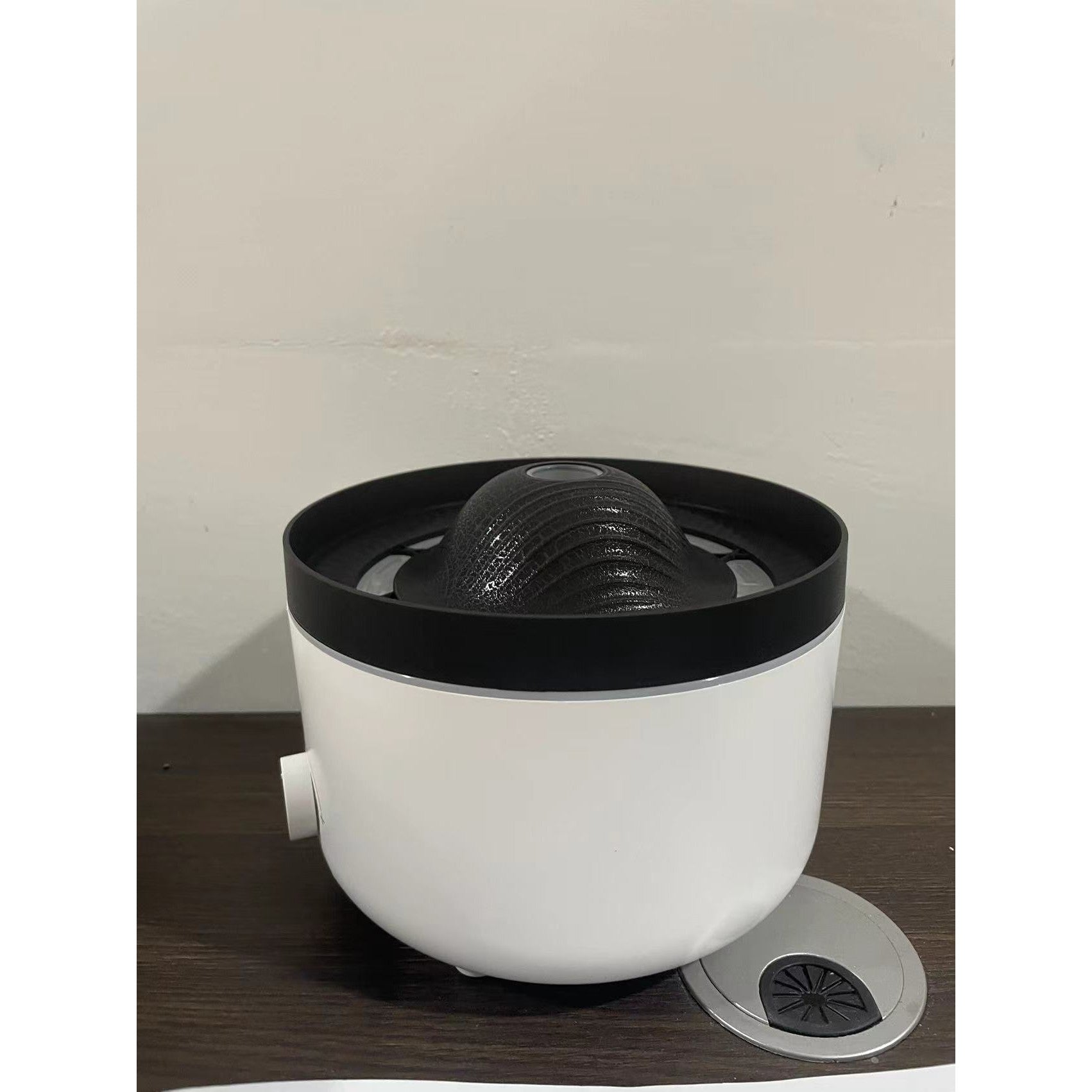 Umidificator de tip vulcan, Flippy, cu aromaterapie, cu telecomanda, 560 ml, model V21A, alb-8