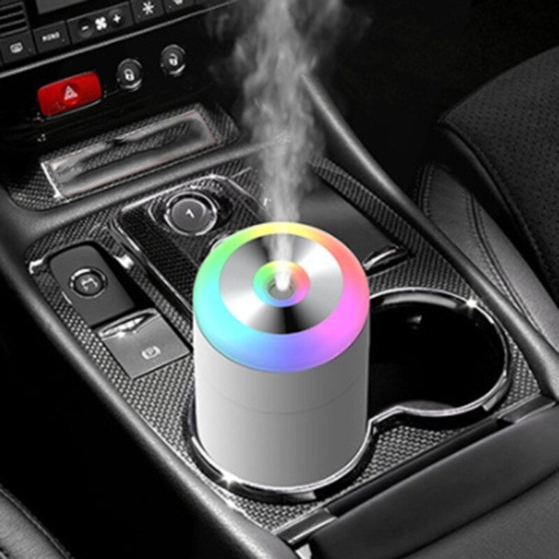 Umidificator, H2O, cu difuzor de aroma, Culori random-13