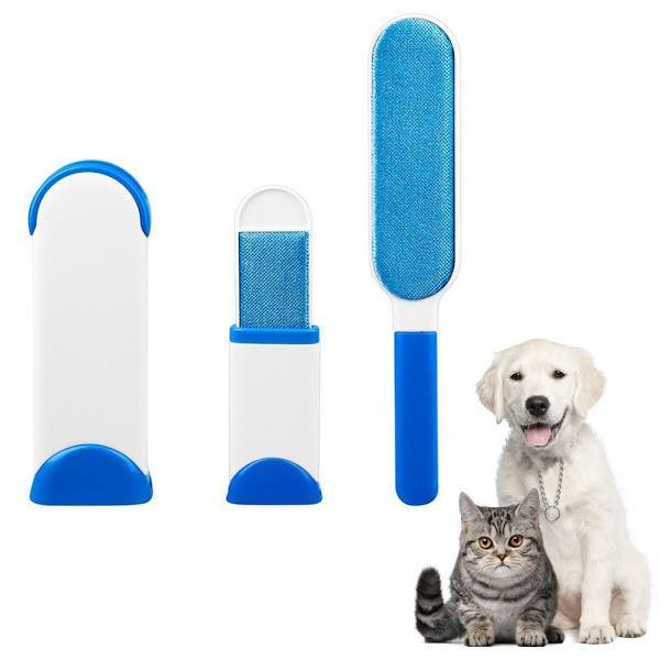 Set Pet Cleaner – Fur Wizard + Perie 3 în 1 cu Aburi pentru Animale de Companie