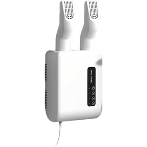 Uscator de Pantofi, Flippy, Functie de Uscare, Dezinfectie, Dezodorizare, Montaj pe Perete fara Perforare, din PVC, Silentios, Timer, Alb-0