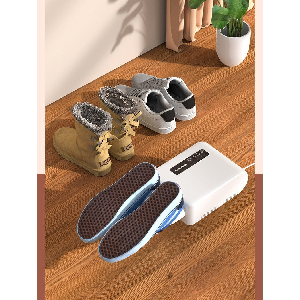 Uscator de Pantofi, Flippy, Functie de Uscare, Dezinfectie, Dezodorizare, Montaj pe Perete fara Perforare, din PVC, Silentios, Timer, Alb-5