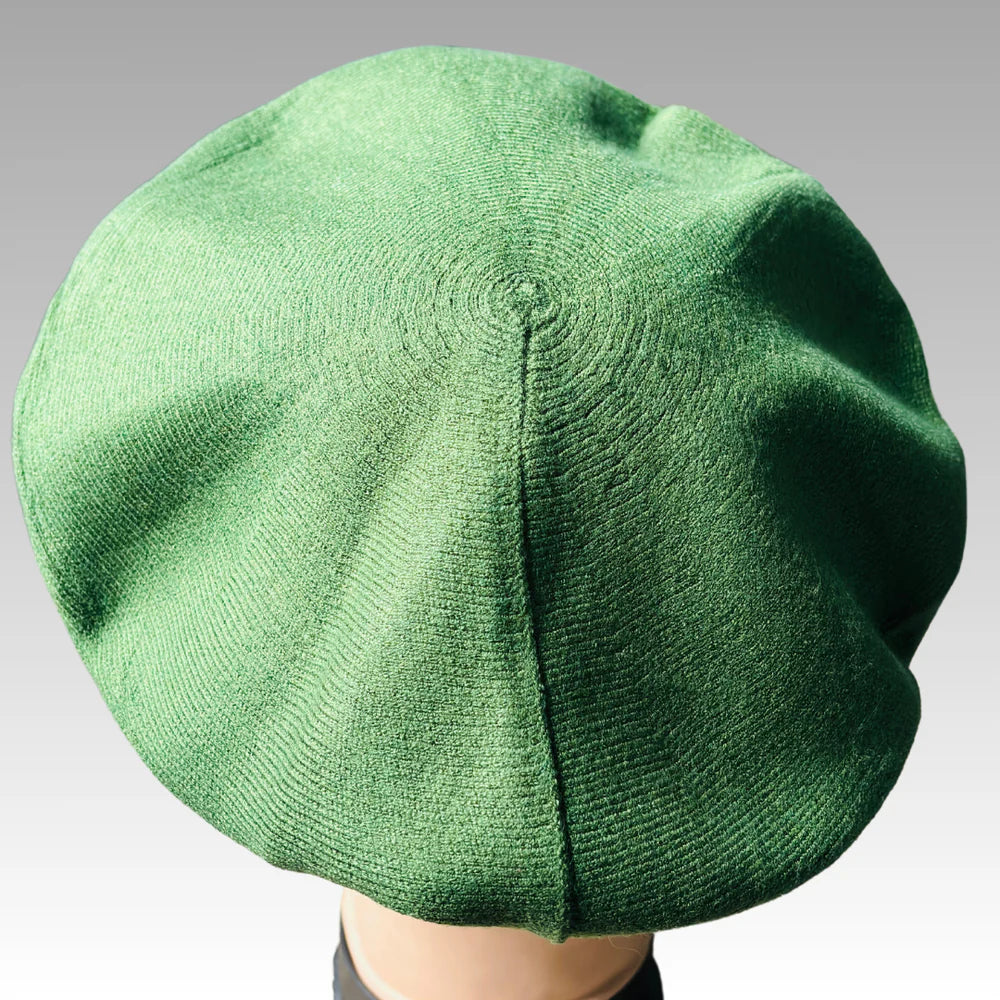 Bereta Emily - Marime Universală, din Lână - Verde