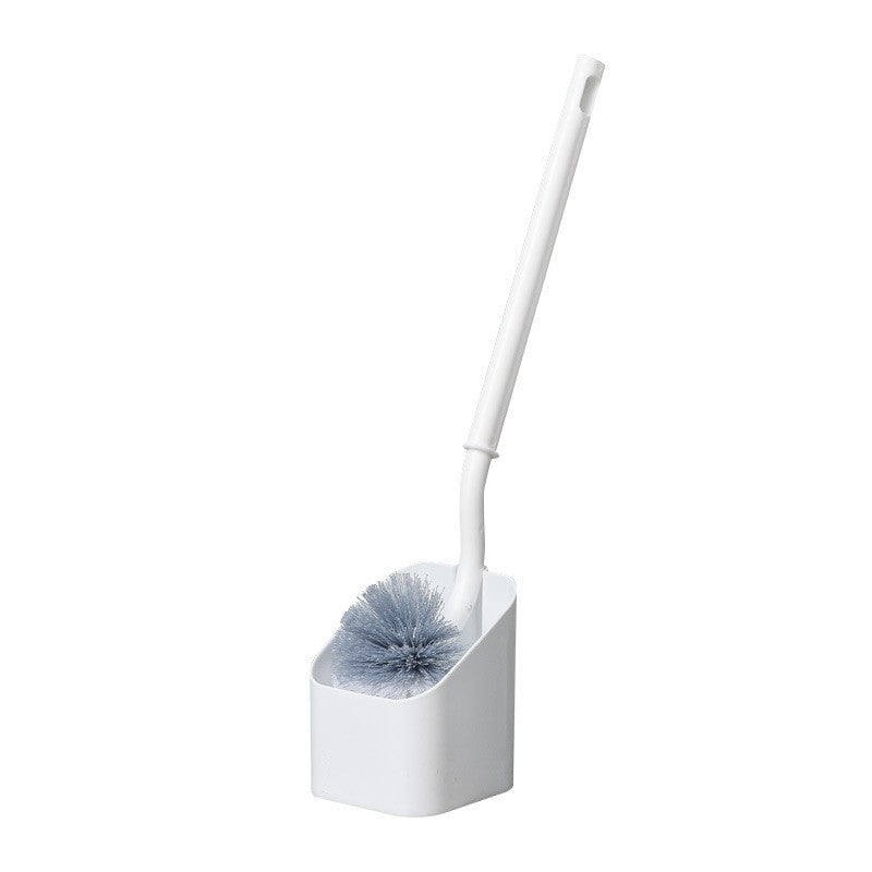 Perie de Toaleta, Flippy, cu Maner Curbat, cu Suport, 40x12 cm, Alb-0