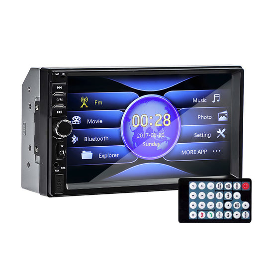 Player Video Auto, dimensiune 2DIN, TouchScreen de 7 inch, 4 x 50W, model WDS-30 cu Bluetooth, Handsfree, Radio, MP3, WMA, MP4, AUX, Card, Telecomanda, Functie Camera Marsarier-1