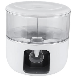 Dozator de apa Flippy, 3 compartimente rotative, capacitate mare de 3l, alb-0