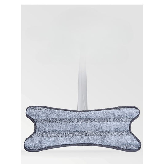 Rezerva Mop Plat, Flippy, din Fibre Superfine, Lavabila, 15 x 38 cm, Argintiu-1