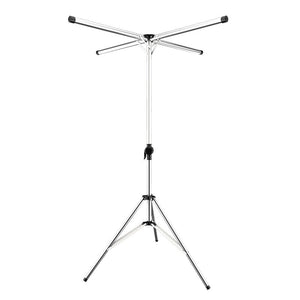 X-shaped clothes drying rack telescopic model - floor-standing folding indoor home balcony outdoor stainless steel-0