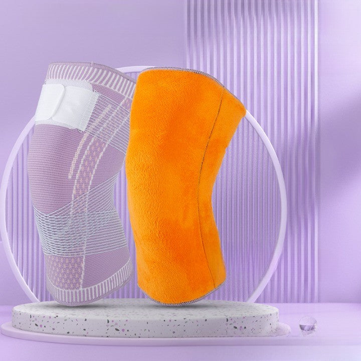 Orteza Elastica pentru Genunchi, Flippy, Ajustabila cu Bretele Elastice, Banda pentru Compresie, Material Respirabil, Marime XL, Culoare Roz-1