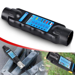 Tester Profesional pentru prize, fise si instalatii electrice remorca cu adaptoare 13/7 si 7/13-0