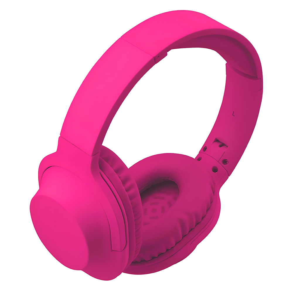 Casti Wireless Teno959, TV11, overear, bluetooth 4.1, extra bass bright series MP3 cu microfon, radio Fm si SD card, roz