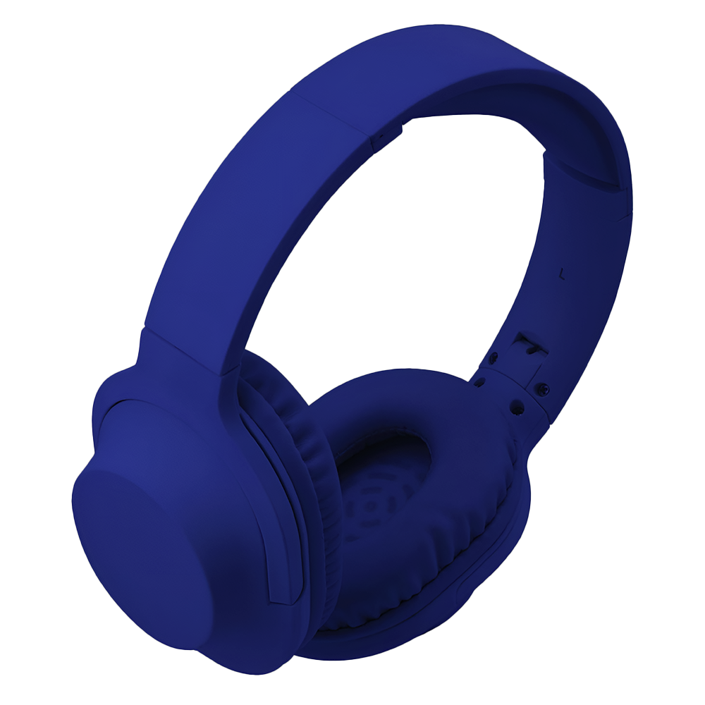 Casti Wireless Teno960, TV11, overear, bluetooth 4.1, extra bass bright series MP3 cu microfon, radio Fm si SD card, albastru inchis