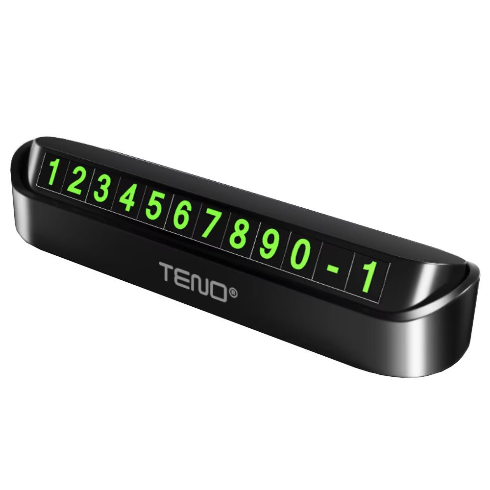 Suport Auto pentru Numarul de Telefon, stickere magnetice, adeziv puternic, dimensiuni reduse, negru
