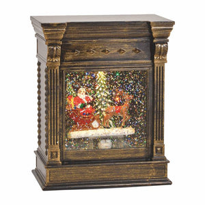 Decoratiune LED de Craciun cu sclipici