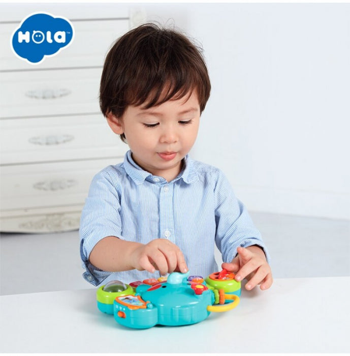 Jucarie interactive Pian cu sunete si lumini, elefant, +2 ani