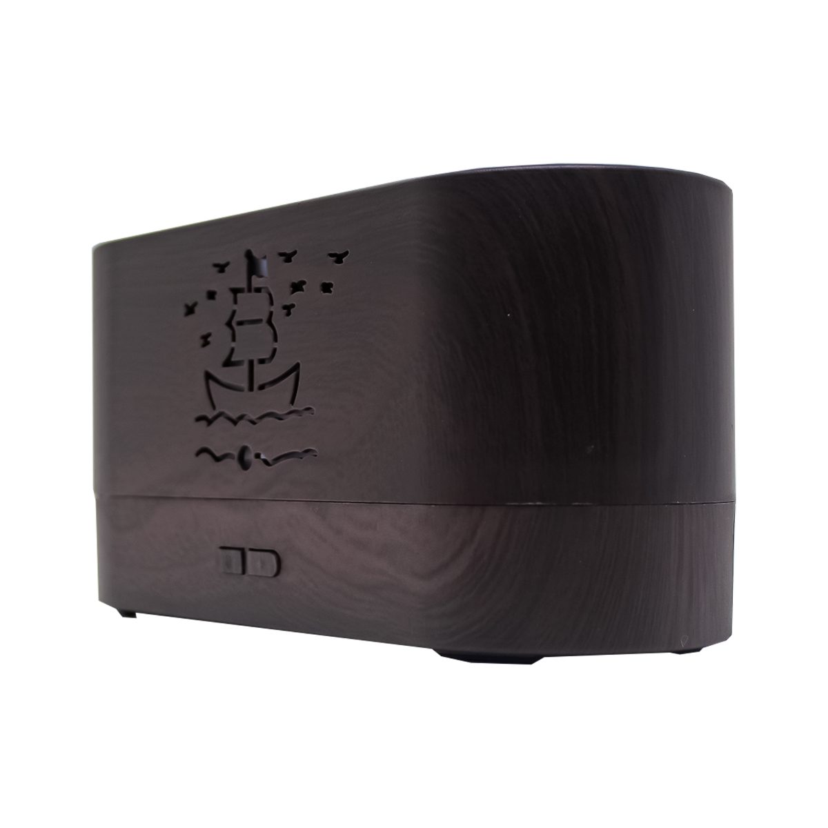 Umidificator Ultrasonic Cu Efect De Flacara, Silentios, Usb, Negru