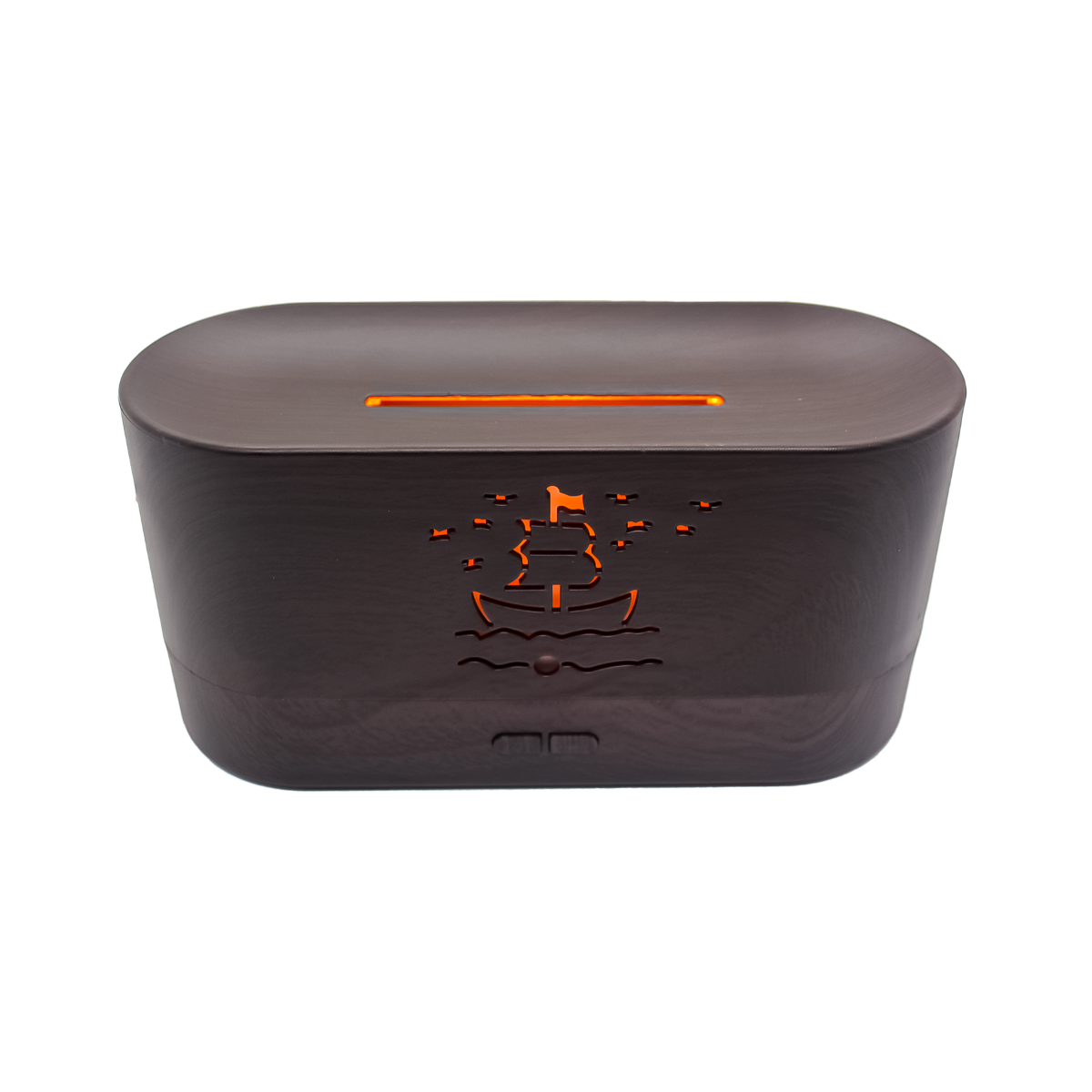 Umidificator Ultrasonic Cu Efect De Flacara, Silentios, Usb, Negru