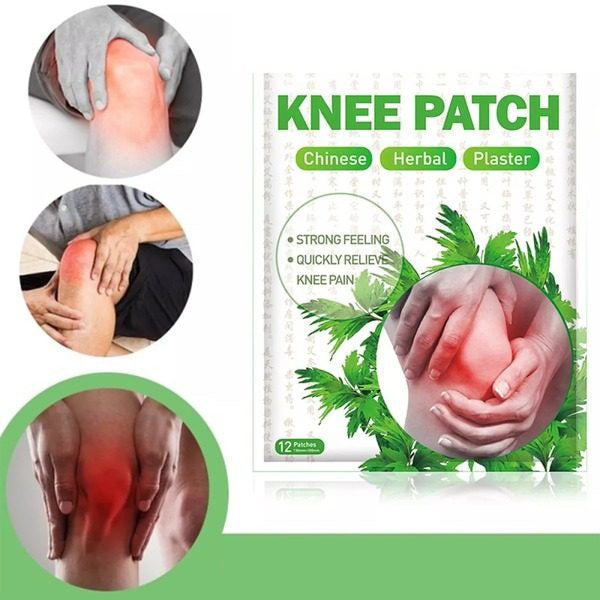 Set 12 plasturi pe baza de plante, pentru ameliorarea durerilor articulare