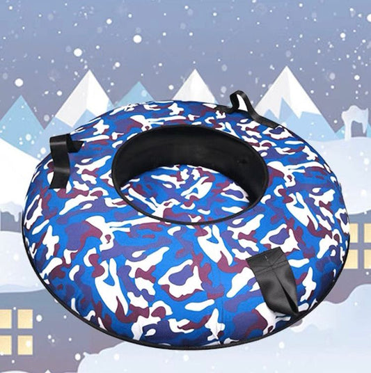 Sanie tip bob, gonflabil, Snow Disc, multicolor, 5+ ani