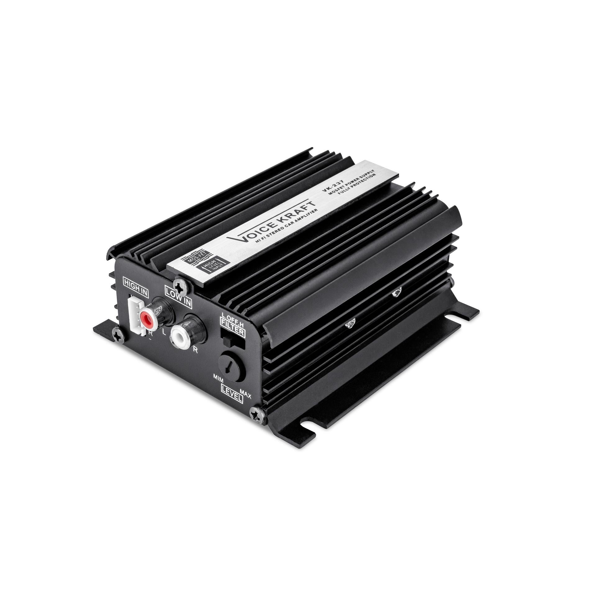 Amplificator Auto Mini Voice Kraft VK-237, 2 x 40W