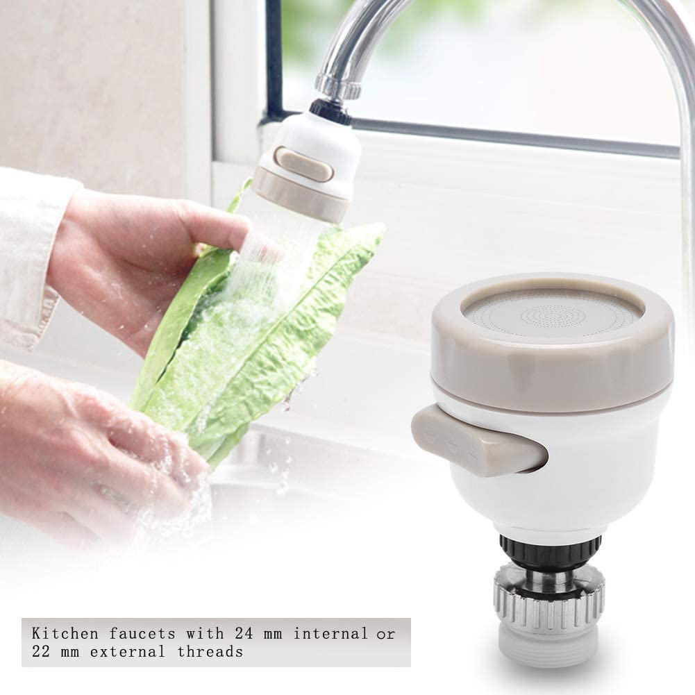 Cap flexibil de robinet cu 3 tipuri de jet si functie 360 grade