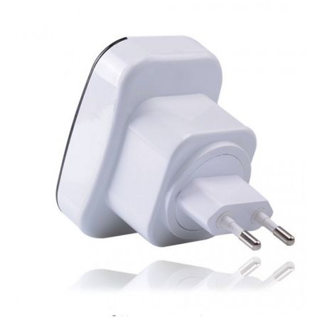 Mini router Wireless N / Repeater, amplificator de semnal WI-FI, 300 metri, alb