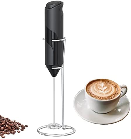 Aparat de spumat lapte, electric, de mână, cu suport