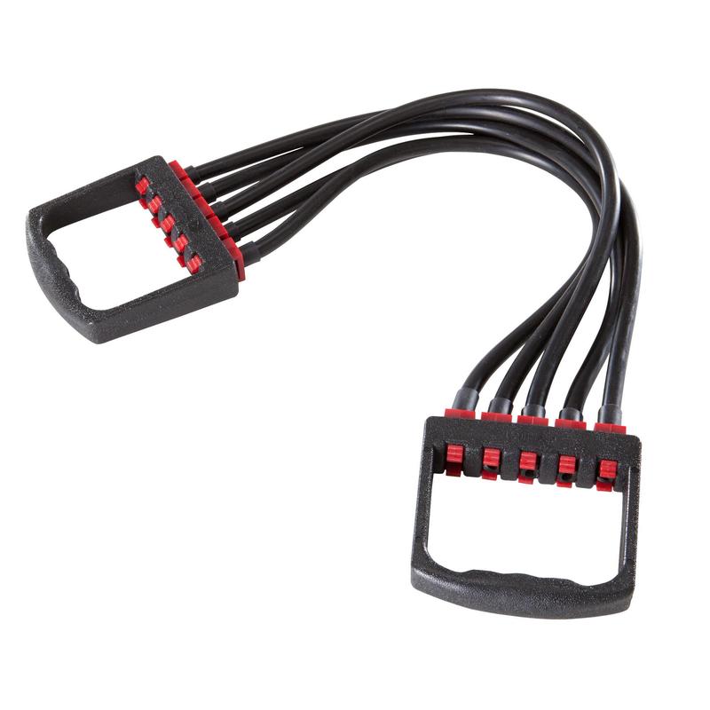 EXTENSOR CU 5 BENZI ELASTICE, 64 CM, SILICON