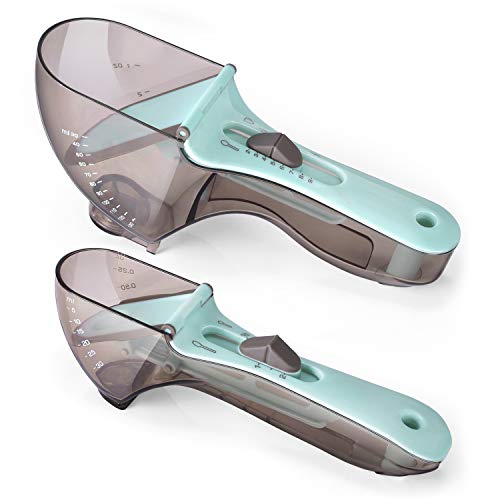 Set 2 linguri cu gradatii pentru bucatarie