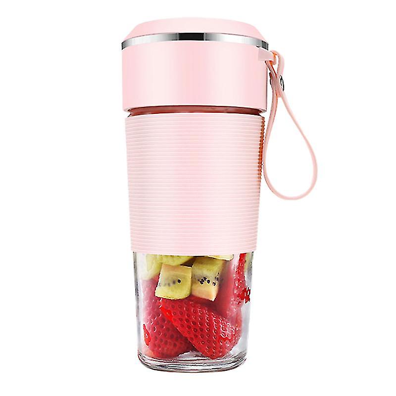 Mini blender electric NutriCup, portabil, pentru preparare sucuri si shake-uri sanatoase, incarcare USB, acumulator, 420 ml