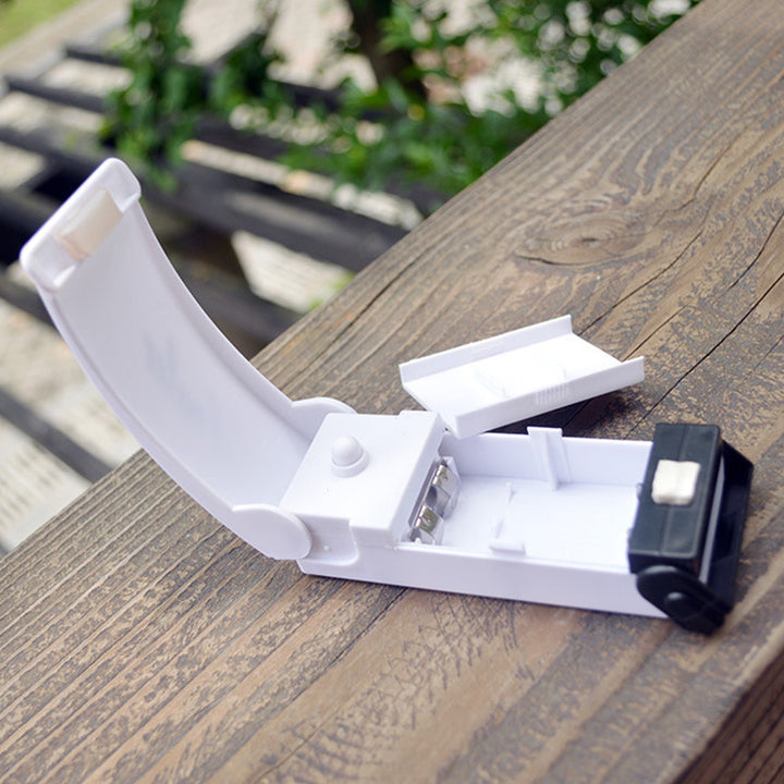 Aparat de Sigilat Pungi, cu baterii, Super Sealer, alb