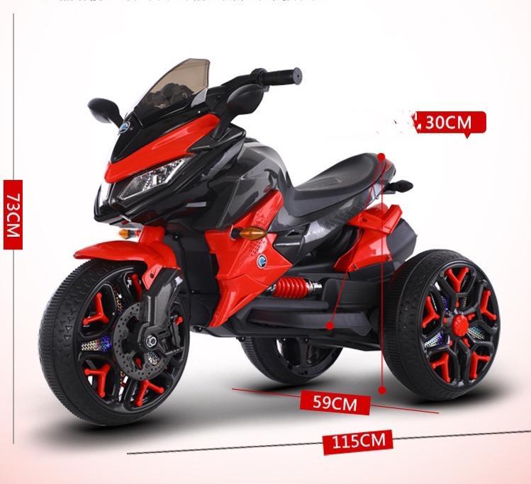 Motocicleta electrica pentru copii 2-10 ani cu doua motoare