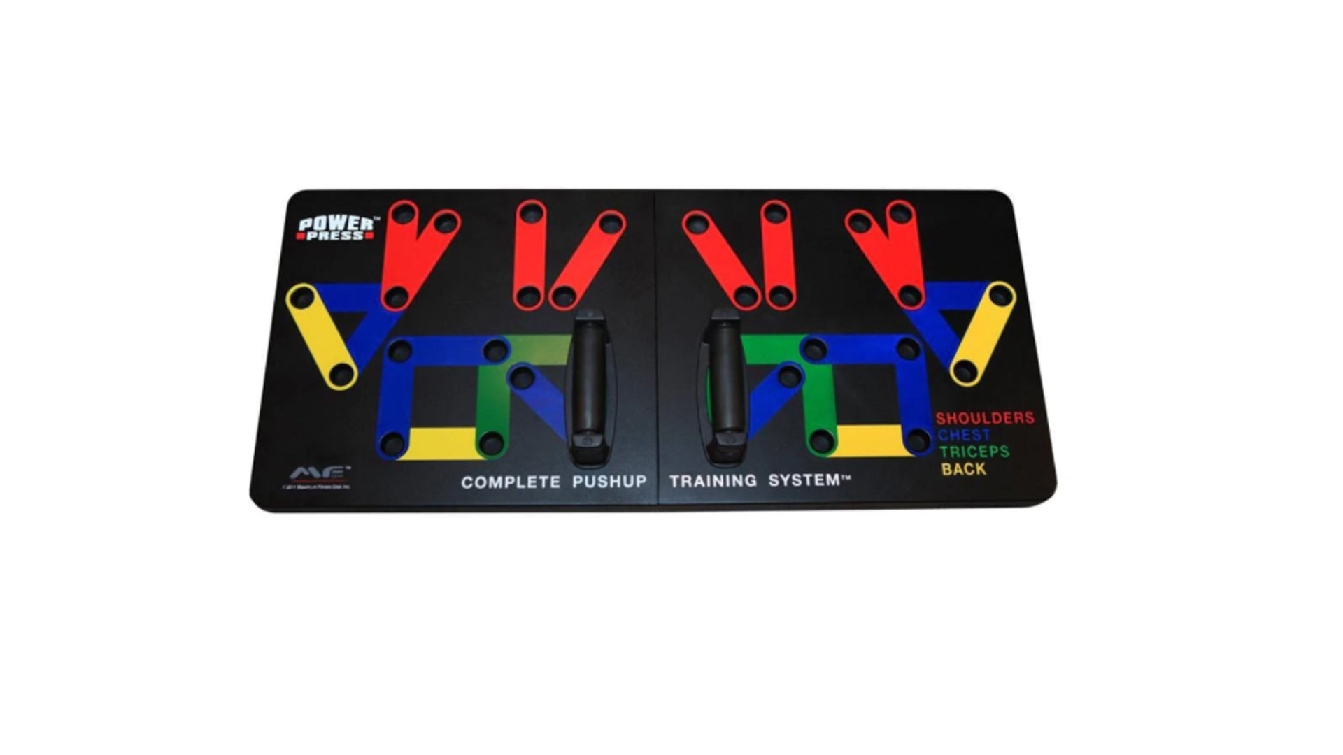 Placa fitness cu manere, portabila, pentru flotari, negru