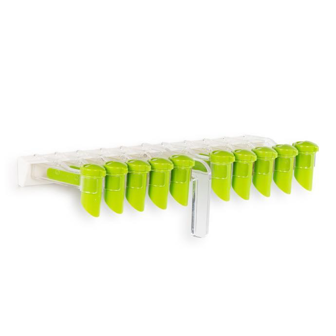 Organizator cu 10 cleme pentru plicuri de condimente, transparent