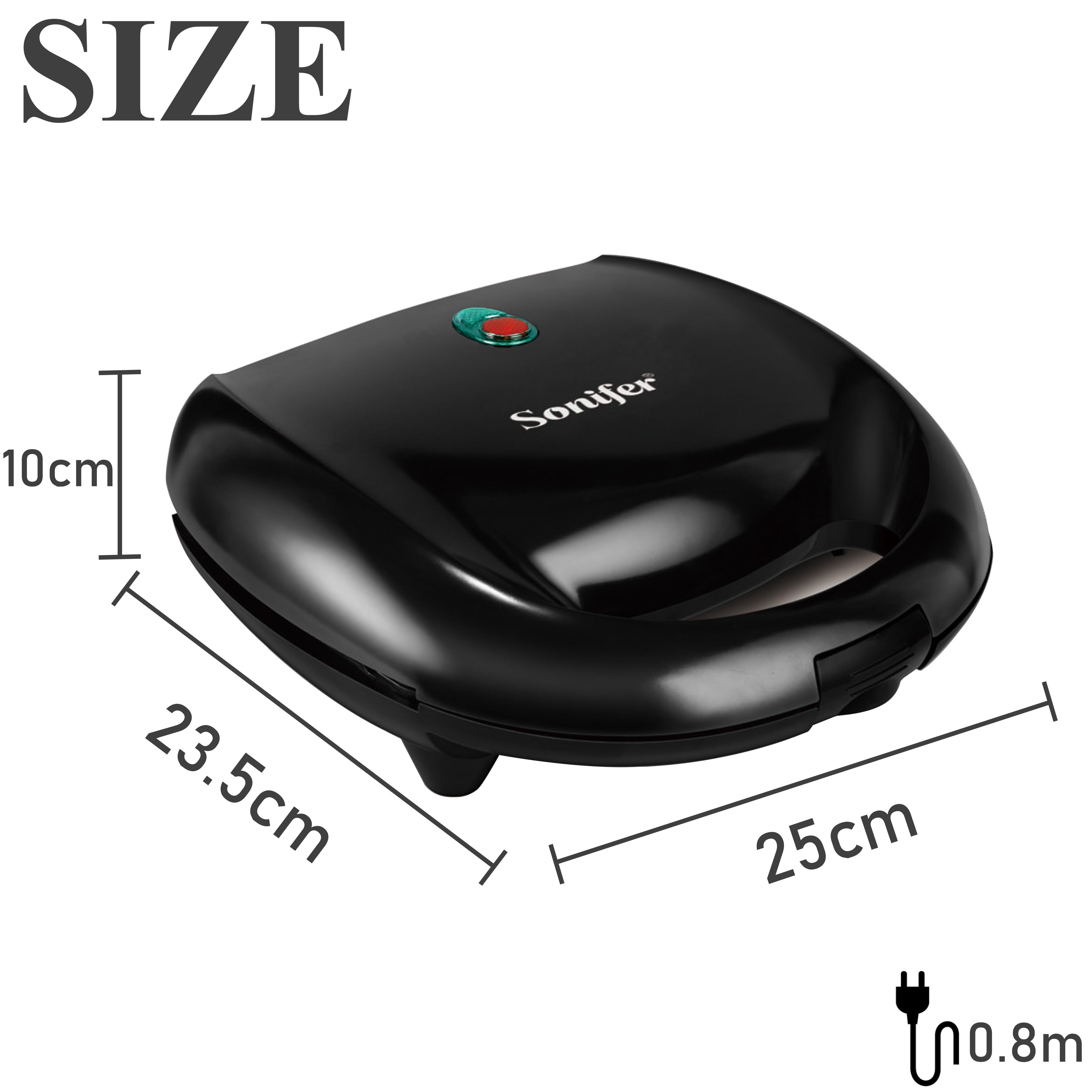 Aparat de prajit hotdog maker,marca SONIFER SF 6069 800W