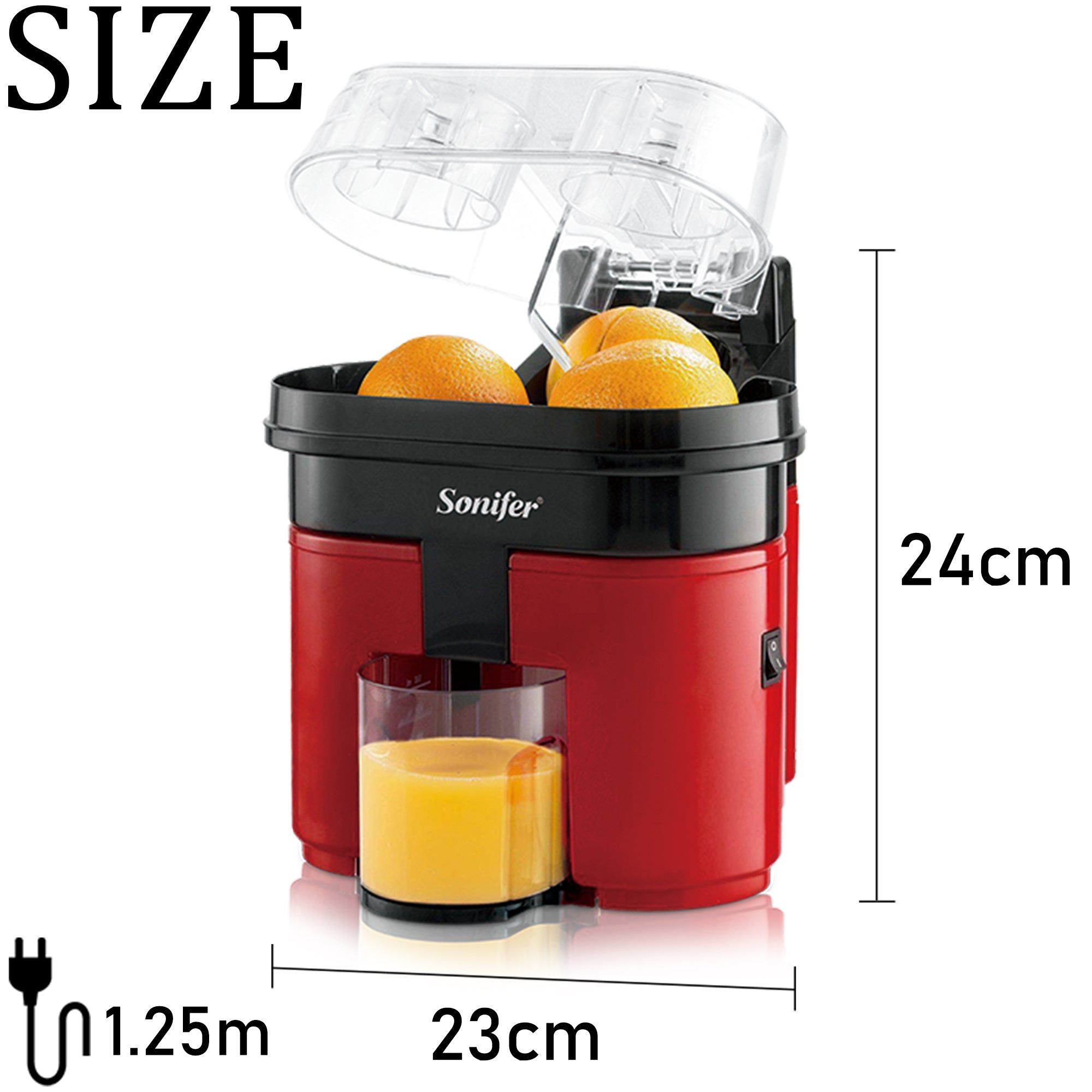 Storcator de fructe SONIFER dublu 90W SF-5521