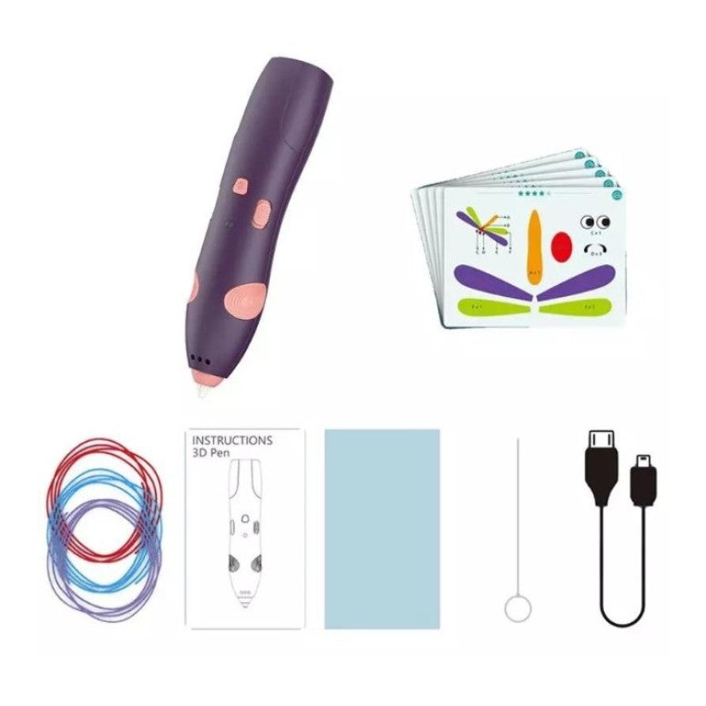 Creion imprimare 3D, pix pentru desen grafic + 3 rezerve CADOU