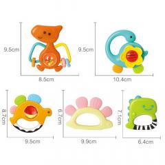Set 5 Zornaitoare Dinozauri Multicolori