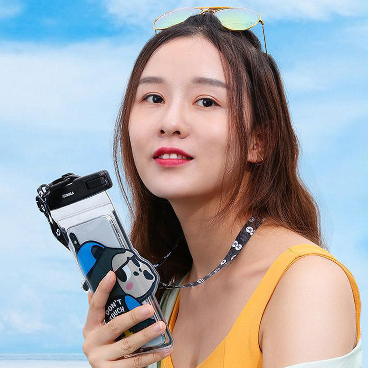 Geanta pentru telefon Joyroom impermeabila, neagra