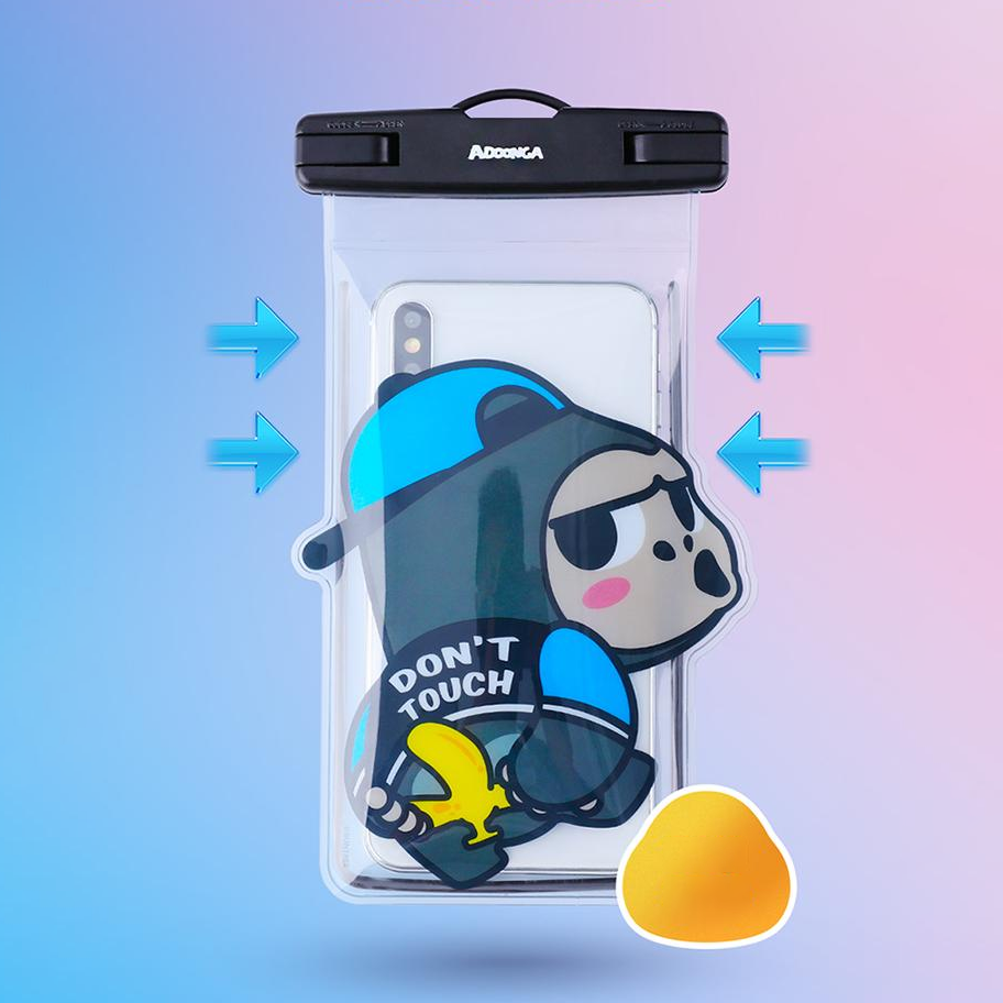 Geanta pentru telefon Joyroom impermeabila, neagra